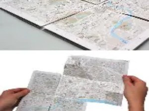 家庭纸质地图、蓝图与大幅画卷的“平铺防折”专业收纳