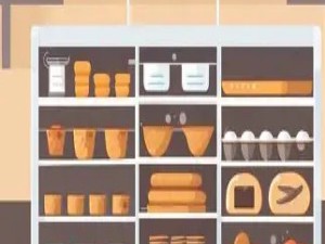 烘焙原料与模具的“按流程分区”收纳方案